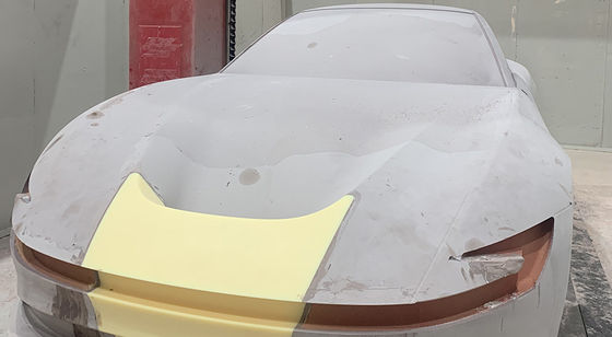 Модель высокоскоростного автомобиля с ЧПУ с твердым корпусом из сплава 3D